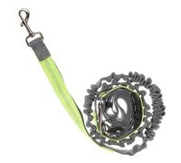 SUPVOX Adjustable Reflective Running Leash for Dogs Lightweight Outdoor Dog Leash for Walking Jogging Hiking Training Portable Multi Functional Pet Traction Rope in Grey and Fluorescent