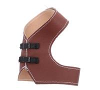 SUPVOX Adjustable Vintage Light Brown Bird Vest Hen Saddle Apron Pet Leather Clothes Costume for Parrots Chickens Comfortable Fit Outdoor Harness for Training and Cosplay