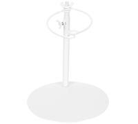 SUPVOX Adjustable White Metal Bouquet Holder Stand for Desktop Wedding Bouquet Fixing Rack Floral Display for Artificial Flowers