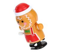 SUPVOX Adorable Wind Up Gingerbread Man for Creative Christmas Plaything Funny Clockwork Walking Holiday for All Ages for Party Favors and Festive Decor