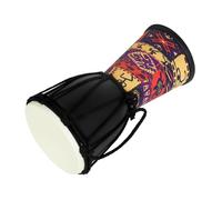 SUPVOX African Hand Drum for Children and Beginners 4 Inch Djembe Drum with Pvc Body and Artificial Goatskin Head, Sturdy Design Suitable for Classroom Music Events and Stage Performance