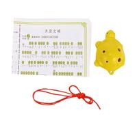 SUPVOX Alto Ocarina Ac Tuning Turtle Shape Porcelain Ocarina Flute for Beginners Students Musical Instrument Practice at Home Random Style