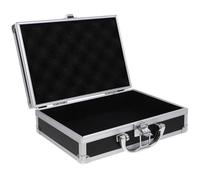 SUPVOX Aluminum Carrying Case Handheld Tool Case for Men Metal Briefcase with Handle Hard Storage Box for Gadgets Office Business Travel Home Use 23.00 X 16.00 X 7.00 Cm