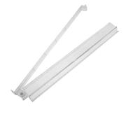 SUPVOX American Mahjong Push Ruler Plastic Mahjong Push Tool Transparent Silver Glitter Design for Enhanced Game Experience
