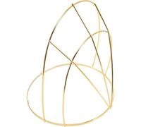 SUPVOX Ancient Chinese Traditional Hair Crown Frame for Headdress Making, Electrophoretic Gold-Plated Hanfu Headwear Base, DIY Accessory for Costume and Festival