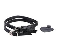 SUPVOX Anti-Loose High Heel Liners with Pu Shoelaces 2pcs Matte Black Heel Stickers and Ankle Support