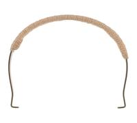 SUPVOX Antique Copper Teapot Handle with Natural Hemp Rope, Large Anti-Scald Iron Tea Kettle Replacement Grip Suitable for Korean and Japanese Style Teapots