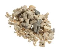 SUPVOX Aquarium Bottom Coral Filter Media 1 Bag, Natural Coral Bone Substrate in Random Shape and Size, Plastic Material Thriving Habitat, Suitable for Fresh and Salt Water Aquariums