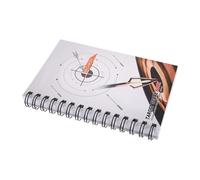 SUPVOX Archery Score Book Spiral Bound White Target Practice Competition Scorecards Notebook for Compound Bow Tournament Tracking and Coaching