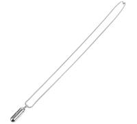 SUPVOX Aromatherapy Diffuser Necklace Men Women Openable Pill Pendant Necklace with Steel Color Pendant and Pearl Chain for Essential Oils