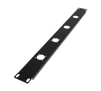 SUPVOX Audio Patch Panel Hinged Xlr Panel Mount for Rack Mounting Cord Organizer Holder for Computer Network Cabinets