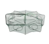 SUPVOX Auto Folding Fishing Net Portable Bait Trap with Mesh Design for Crayfish Lobster Shrimp and Crab Lightweight Easy to Use for Saltwater Freshwater Fishing Green