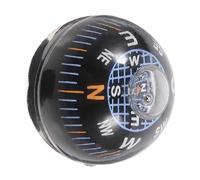 SUPVOX Automotive Dashboard Compass Black Mini Ball Sturdy Plastic Navigation Tool for Camping Hiking Travel Outdoor Exploration