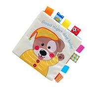 SUPVOX Baby Cloth Book Fabric Book for Toddlers Educational Puppy Early Learning Washable Tear-resistant for Infants and Travel