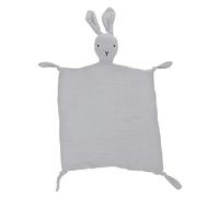 SUPVOX Baby Cotton Security Blanket and Soothing Comforter for Newborns, Soft Cotton Appease Towel with Rabbit Plush, Sensory Snuggle Toy for Infant Sleep and Nursery Use