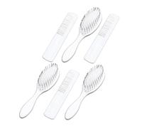 SUPVOX Baby Hair Brush Comb Set for Newborns and Babies, Soft Scalp Massager and Cradle Cap Comb, Multi-use Grooming Kit for Infant Hair Care, 3pcs Bathing and Massage Brushes