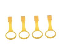 SUPVOX Baby Pull Ring Set 4pcs for Infant Nursery Cot Hanging Portable Baby Cot Rings for Standing and Pulling and Walker Training in Early Months Random Color Random Style