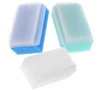 SUPVOX Baby Shampoo Bath Brush 3Pcs Sponge Head Massager Soft Scalp Scrubber for Infant Bathing and Sensory Care