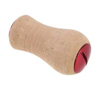 SUPVOX Baitcasting Fishing Reel Replacement Handle Soft Cork Knob Rocker Arm for Spinning Reels DIY Upgrade Fishing Accessory in Red