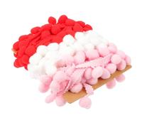 SUPVOX Ball Fringe Pom Pom Trim Ribbon Tassel Sewing DIY Decoration for Curtains Cushions Clothing Wedding Craft Accessories