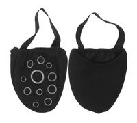 SUPVOX Ballet Dance Toe Pads Forefoot Cushions Half-Sole Soft Breathable Non-Slip Pointe Shoe Inserts for Dancers, Black Large