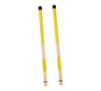 SUPVOX Bamboo Drumsticks Practical Yellow Percussion Sticks for Drum Sets with Non-skid Design Made of Bamboo, Simple and Comfortable Style for Jazz and Drum Kit Playing
