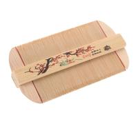 SUPVOX Bamboo Fine Tooth Comb for Pets with Ultra-dense Teeth, Traditional Double-sided Dandruff and Lice Removal Comb, Gentle Scalp Care Brush for Small Dogs and Cats