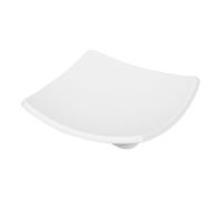 SUPVOX Bar Soap Dish Oval White Sturdy ABS Soap Holder Tray with Curved Surface for Bathroom Countertop