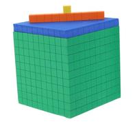 SUPVOX Base Ten Foam Blocks for Learning Soft Educational Math Cubes for Early Cognitive Development Counting Arithmetic Skills Safe Preschool Classroom