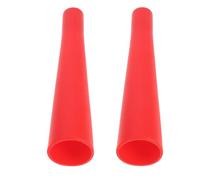 SUPVOX Baseball Batting Tee Replacement Rubber Rest Cup 2pcs Shock Absorption and Impact Reduction, Portable Red Accessory for Baseball Softball Practice Training for Batting Tee