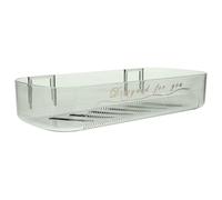 SUPVOX Bathroom Storage Rack Shampoo Storage Stand with Punch Free Installation, Green PS Material, Displaying and Organizing Functions for Families