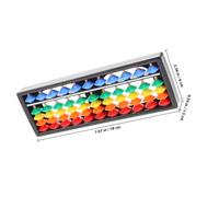 SUPVOX Bead Colorful Plastic Abacus Level Arithmetic Learning Tool Lightweight Mental Calculation Aid for Classroom and Home Use Enhancing Math Skills