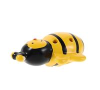 SUPVOX Bee Shape Ceramic Ocarina Alto C Musical Flute for Beginners and Adults Non Toxic Chinese Wind Instrument Portable Yellow Creative Educational Tool