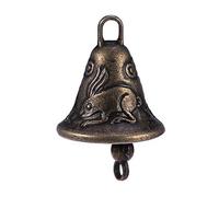 SUPVOX Bell Wind Chime - 11Pcs Golden Metal Small Jingle Bells for Crafts Car Hanging Doorbell Feng Shui Decor Random Styles
