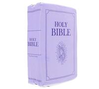 SUPVOX Bible Throw Pillow Plush Book Shape Cushion with Bible Verse Design Cozy Couch Decor for Home for Christian Lovers Purple