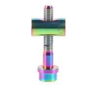 SUPVOX Bicycle Seat Post Bolts Titanium Alloy Screw Replacement for Clamp | Tc4 round Head, Precision Fit for Frame and Seat Tube, Mountain and Road Bikes