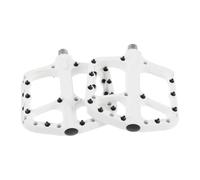 SUPVOX Bike Pedals for Secure Traction and Enhanced Stability 2pcs Nylon with Wider Platform and Deep Anti-skid Teeth Flat Replacement Pedals Suitable for Road Bikes for Adventure