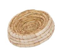 SUPVOX Bird Breeding Nest Woven Incubation House Natural Hideaway for Pigeons Small Animals Hamsters Round Bowl Design Random Color