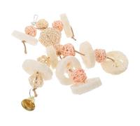 SUPVOX Bird Chew for Parrots and Birds Lightweight Cage Accessory Safe Non-toxic Parakeet Chewing Reusable Bite for Cage Hanging Play