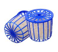 SUPVOX Bird Nesting Basket for Parrots and Pigeons Jute Rope Hanging, Plastic Breeding and Hatching Nest Basin, Blue Set Suitable for Cage Birds and Aviaries