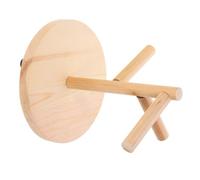 SUPVOX Bird Playstand Wooden Training Perch for Parrots Portable Desk Top Stand Decorative Toy for Parakeets