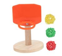 SUPVOX Bird Shooting Toy Parrot Toy for Training and Educating Mini Basketball Stand Hoop for Boys and Girls Playground Activities Random Color
