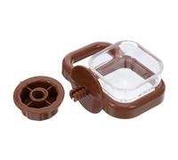 SUPVOX Birdcage Water Dispenser Automatic Feeder Pet Waterer Dripless for Birds Parakeets Canary Hanging Cage Use Small Animal Feeding Watering Supplies