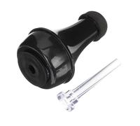 SUPVOX Black Abs Trumpet Straight Mute for Practice with Tone Lowering Function and Convenient to Carry Lightweight Trumpet Accessory