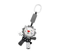 SUPVOX Black and White Crib Pendant with Wind Chime Sound Adorable Hanging for Newborn Sensory Stimulation Visual and Grasping Development Plaything for Early Education