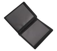 SUPVOX Black Cowhide Leather Driving Licence Holder with Large Capacity, Convenient Card and Cash Organiser Wallet for Men, Suitable for Offices and Special Occasions