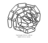 SUPVOX Black Pearl 1m 4mm Diameter Chandelier Chain Pendant Lamp Fixture Chain Lighting Hanging Extension for Vintage Ceiling Pendant Lights