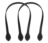 SUPVOX Black Wallet 2pcs 24 Leather Purses Straps Leather Bag Handles Replacement Purse Straps Handbag Bag Wallet Straps (Black) Women Sling Bag Crossbody