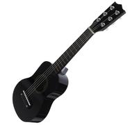 SUPVOX Black Wooden Guitar for Music Enlightenment and Early Education Beginner Practice Acoustic Instrument with Comfortable Grip Musical Boys
