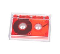 SUPVOX Blank Audio Cassette Tape for DIY Recording Extended Playtime Music and Interview Tape Red Vintage Style for Personal Messages and Creative Projects
